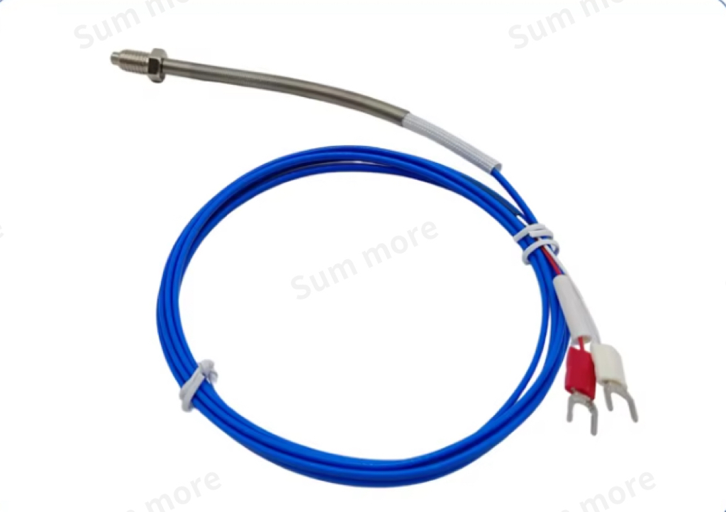 M5/M6/M8 PTFE Wire Screw-in Thermocouple, High-Quality Precision Temperature Sensor