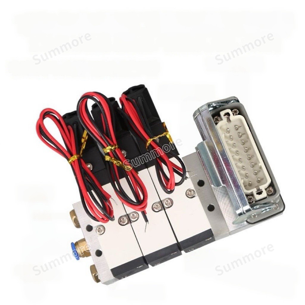 Domestic Hot Runner Solenoid Valve Bank, South Korea Imported YPC SIE311-1P 24V Manifold Block, Special Accessories VHR210