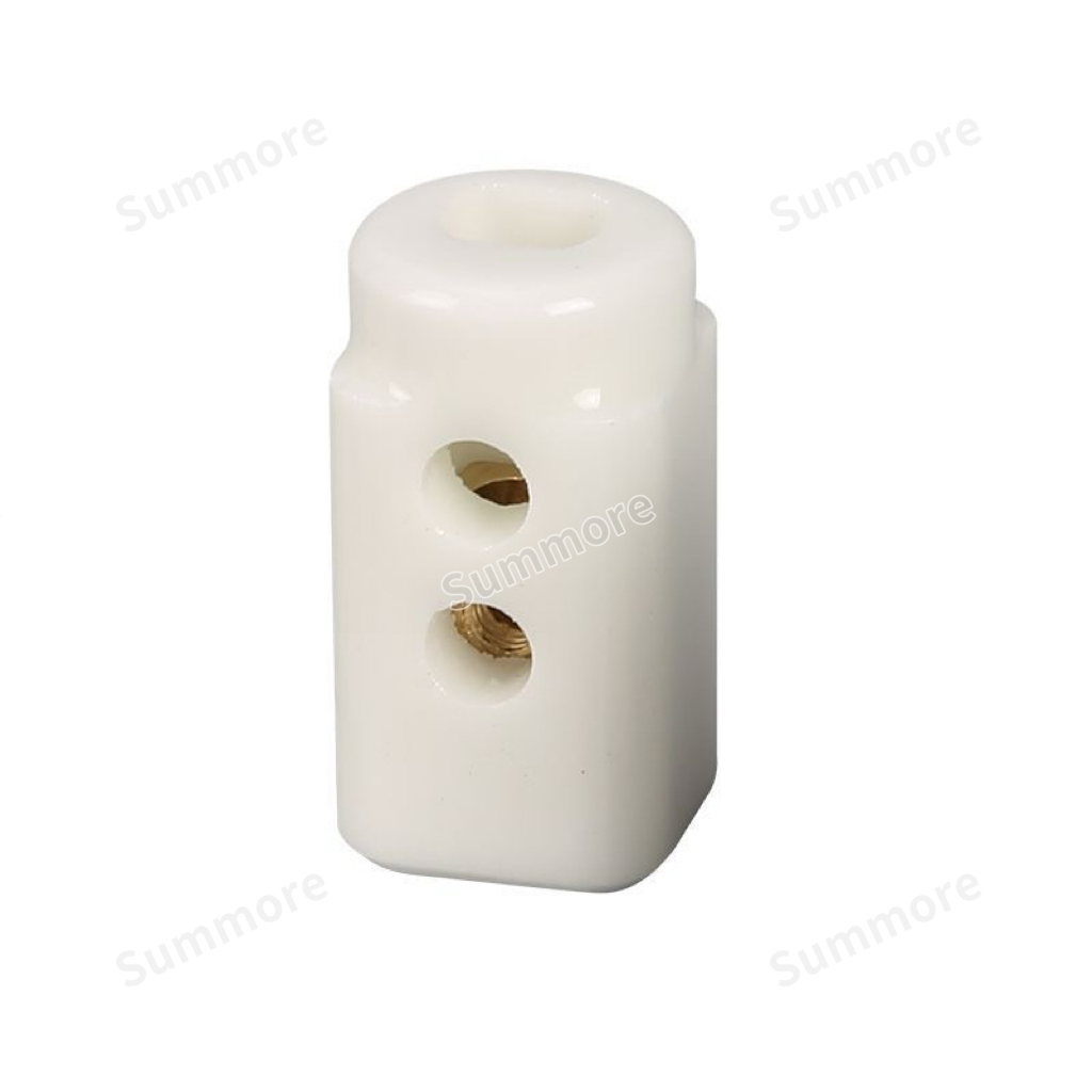 Heater Tube Ceramic Connector, Heating Strip, Coiled Wire, Junction Box High Power Pure Copper for Hot Runner Molds, Compatible with Yudo